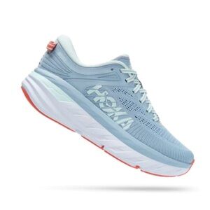 Hoka Women’s Bondi 7 Blue Fog Running Shoes